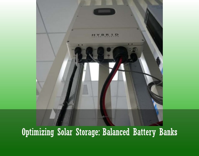 Optimizing Solar Storage: Balanced Battery Banks